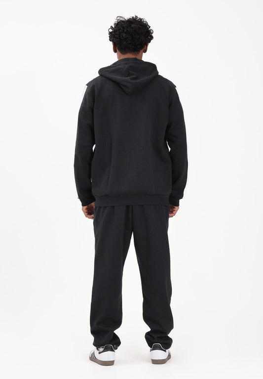 ADIDAS PERFORMANCE Tuta 3 Stripes nera da uomo