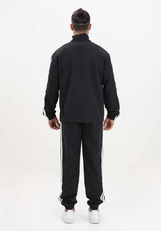 ADIDAS PERFORMANCE Tuta Basic 3 Stripes Tricot nera da uomo